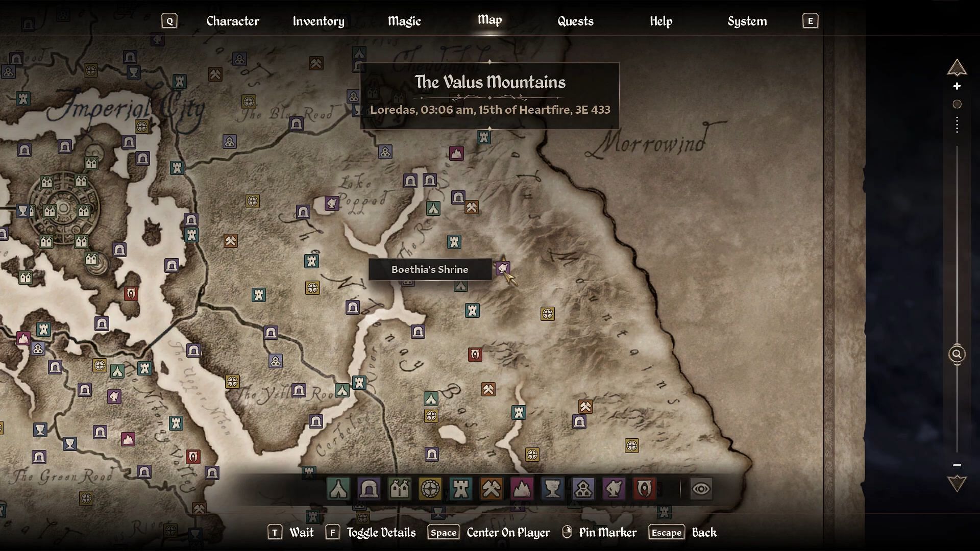 Boethia quest's starting point (Image via Bethesda Softworks || YouTube/@Sipder)
